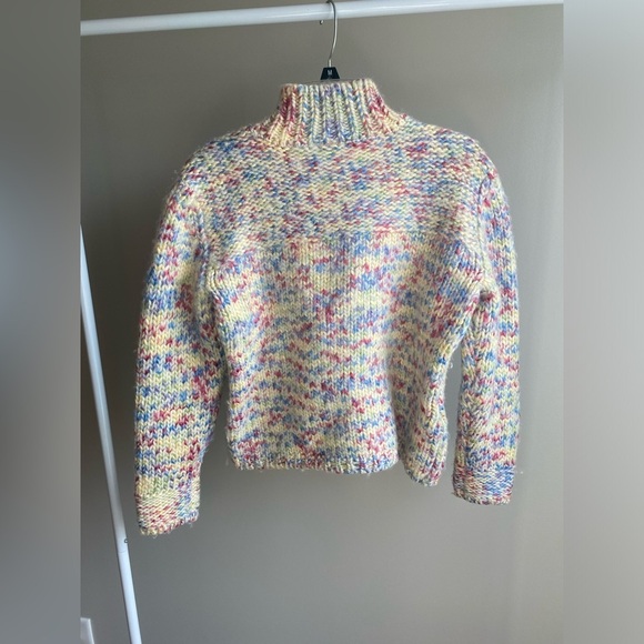 Talbots wool blend pastel vintage sweater - Picture 4 of 9